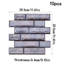 10-Pack 3D Self-Adhesive Wall Tile Stickers