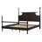 Madison Park Signature Beckett Morocco Brown King Solid Wood Low-Profile Bed Frame with Spindle Design-20238597-53309534