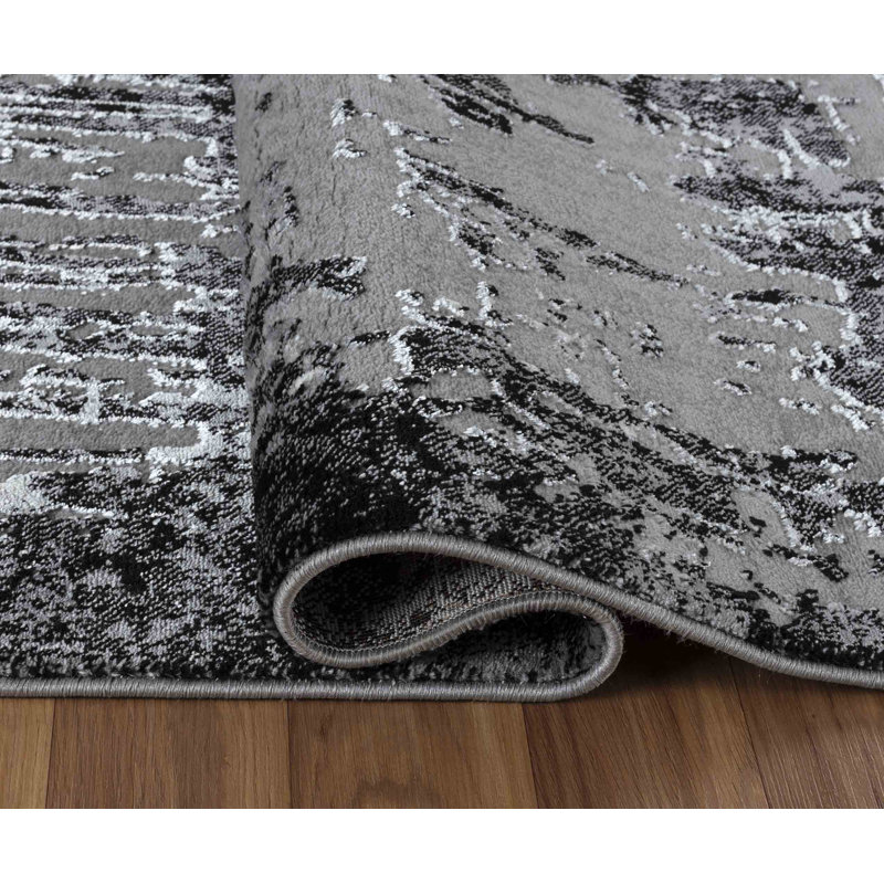 Forysthe Abstract Area Rug, Runner 60 x 220cm