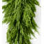 31" Artificial Christmas Cedar Teardrop Swag