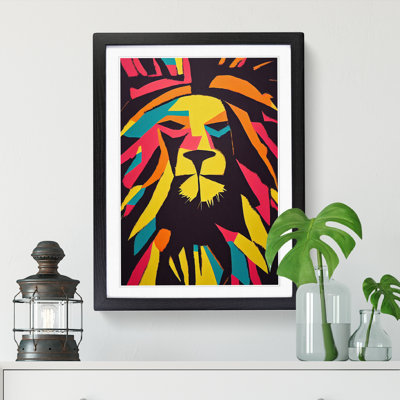 Lion Abstract Vol.1 - Picture Frame Print