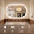 Ahmiyah Oval LED-Bathroom-Mirror/ Anti-Fog/ Dimmable/ Color Changing/ Bluetooth/ Tempered glass-811772282