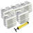 25 Vacuum Storage Bags - Compression Packs for Storing Clothes and Linens - Airtight Space-Saving Bags in 4 Sizes with Pump