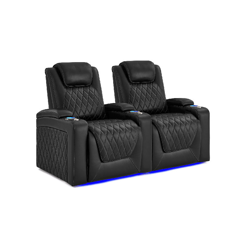 Zero Gravity Heat & Massage 2025, noir minuit / rangée de 2 / régulier
