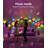 23 ft 8-Light Smart Double-Heads Design RGB+Warm White LED String Down lights Wall Light 