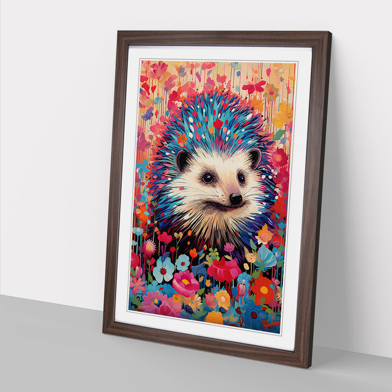 Hedgehog Pop - Framed Print