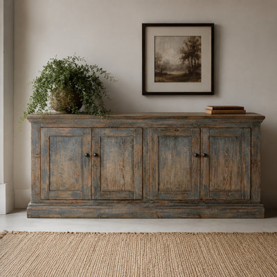 Koski 35" Tall 4-Door Cabinet