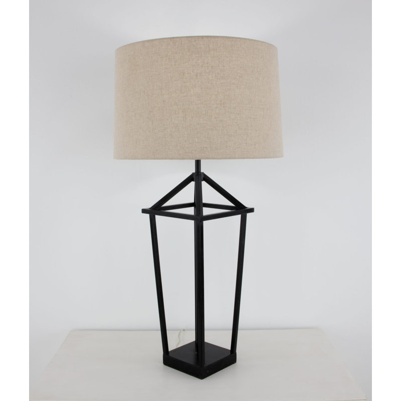 Demi Table Lamp, Black, Brown