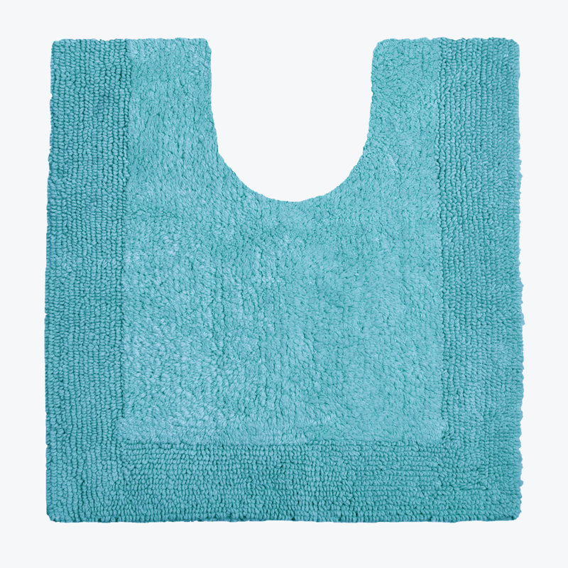 Fredrico Reversible Pedestal Mat, Turquoise