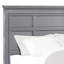 Lit simple Lile avec moulures couronnées, tiroirs de rangement, bois massif gris-117559435-117559433