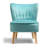 Tisdale Velvet Slipper Chair-93864340