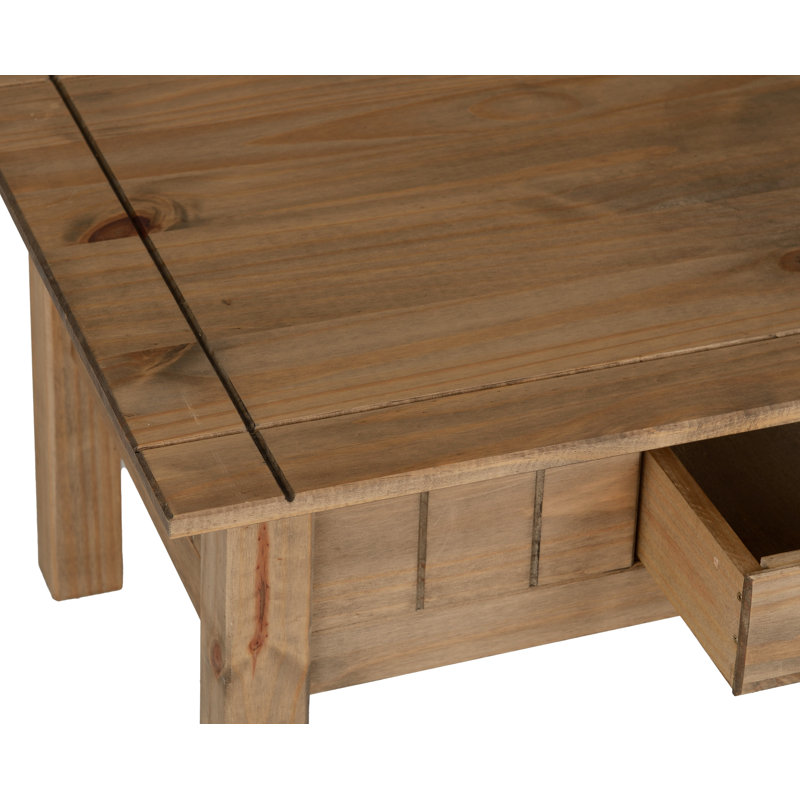 Tetteh Solid Wood Coffee Table with Storage
