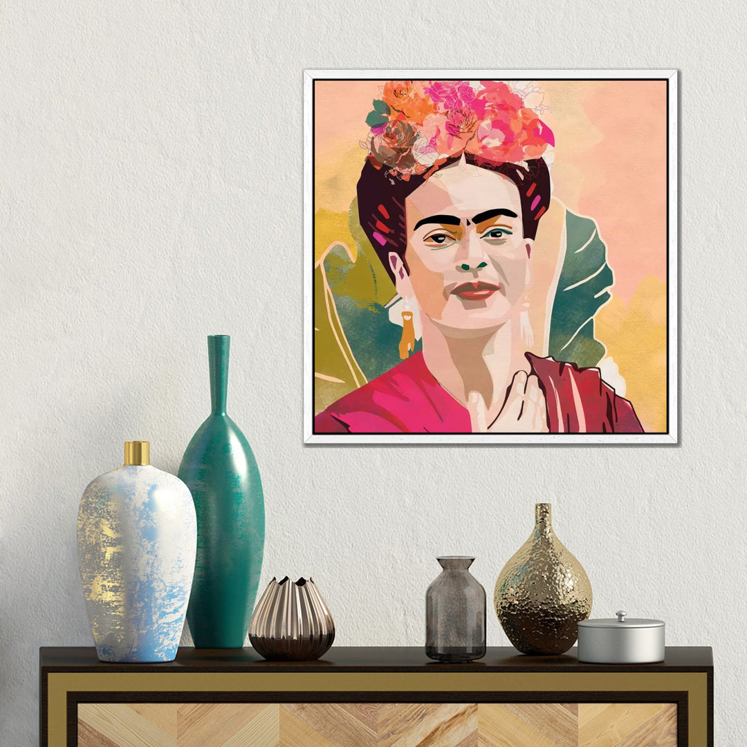 Frida Kahlo Quadrat von Ana Rut Bré - Galerie- Giclée