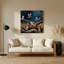 Art mural oiseaux en métal gris-2057434079