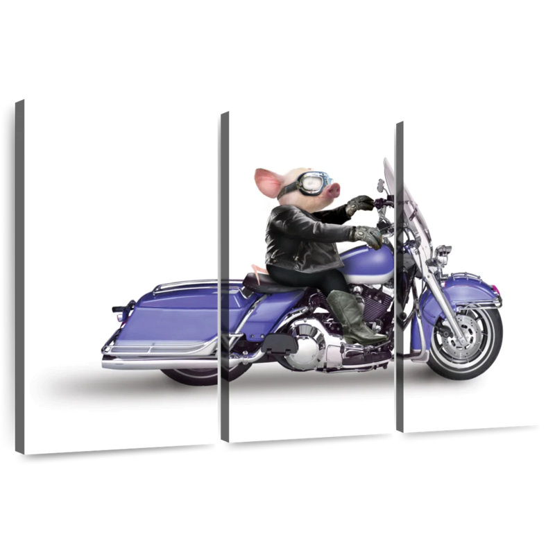 Hog, 42" H x 65" W