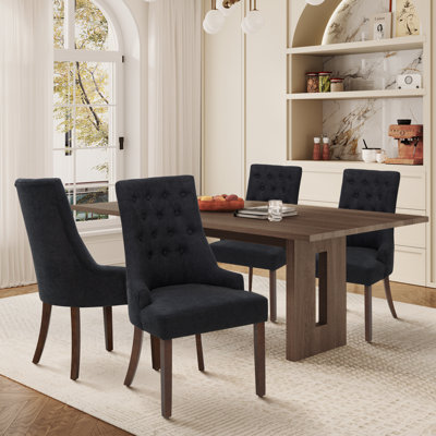 51cm H Tufted Fabric Upholstered Side Chair