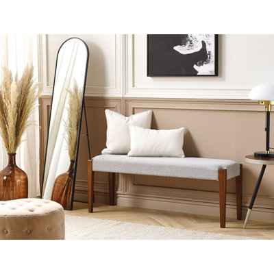 Huntersville Polyester Upholstered Bench