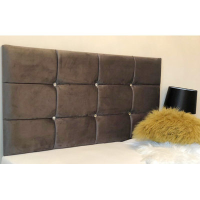 Early Upholstered Velvet Headboard