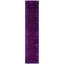 Overdyed Hand-Knotted Wool Modern-Contemporary Purple Runner 2' 7" x 12' 2"