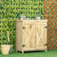 Armoire de rangement Outsunny
