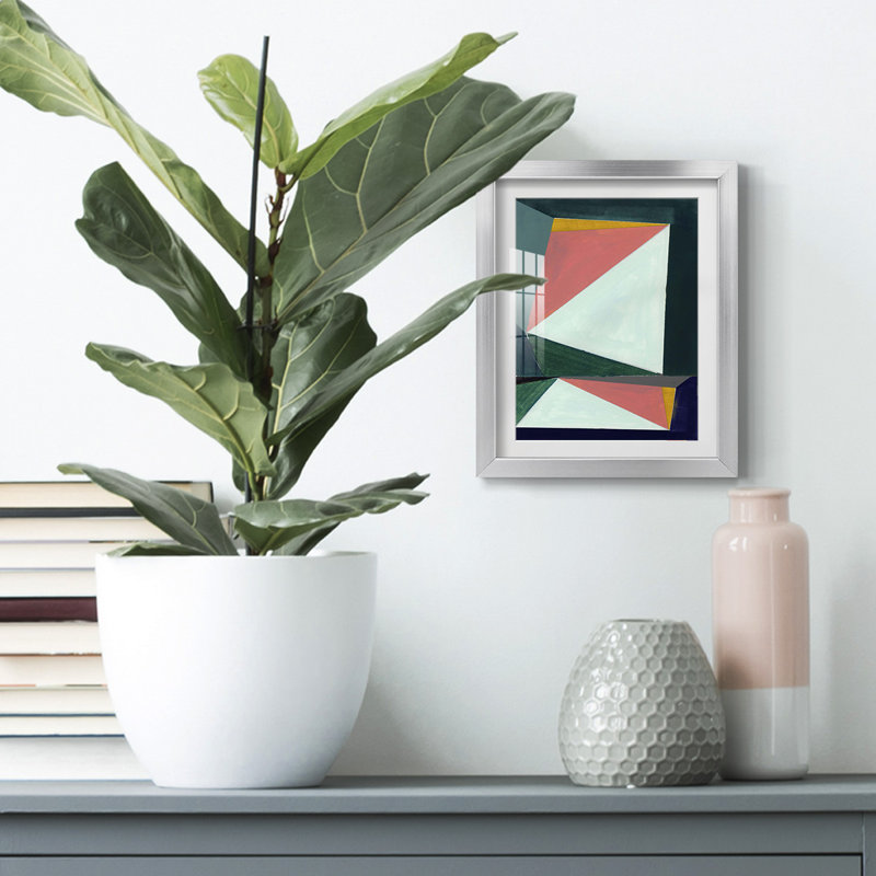 Chop I -Framed Print, 28.5" H x 20.5" W, Silver