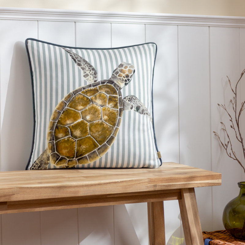 Salcombe Turtle Square Cushion Cover