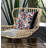 Flower Hub Floral Outdoor Reversible Throw Pillow-99201527