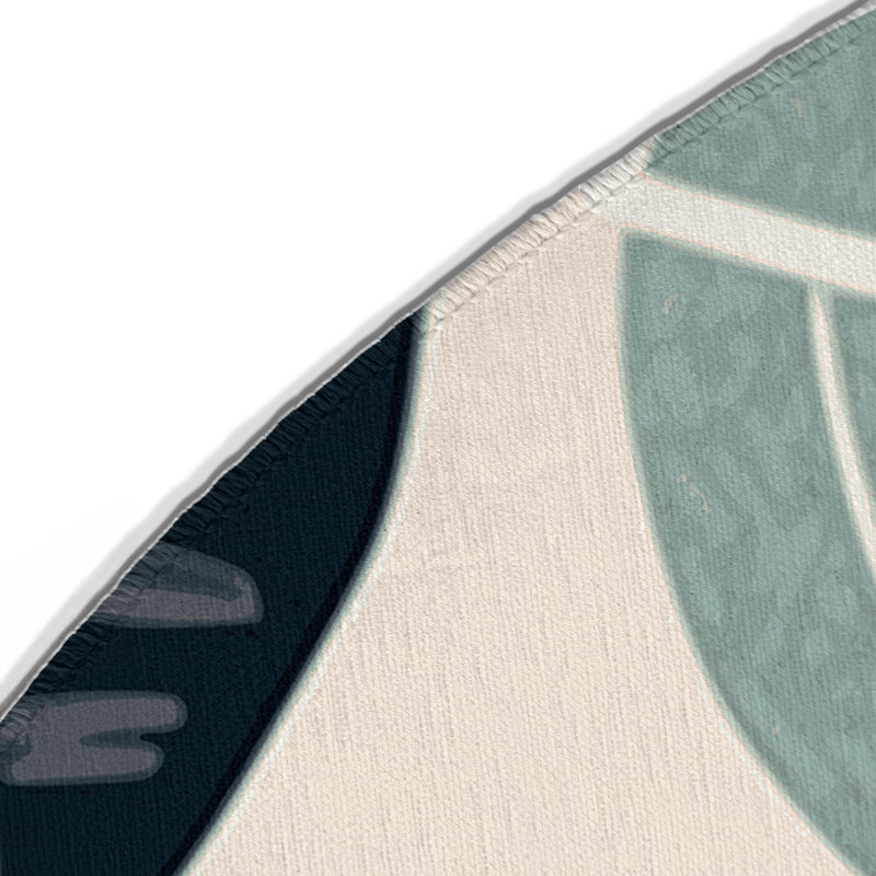 Spring Canopy Indoor And Outdoor Area Rug, Round 5'