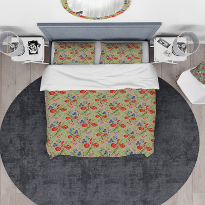 Ensemble de housse de couette designart little fleuring
