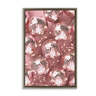 Cadre flottant Disco Ball Shimmer, design par LSR Design Studio