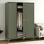 Harrington 3 Door Wardrobe with Mirror -116023865