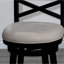Tabouret confortable à dossier en X avec structure durable et options personnalisables