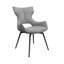 Deloney Fabric Swivel Dining Chair-164186212