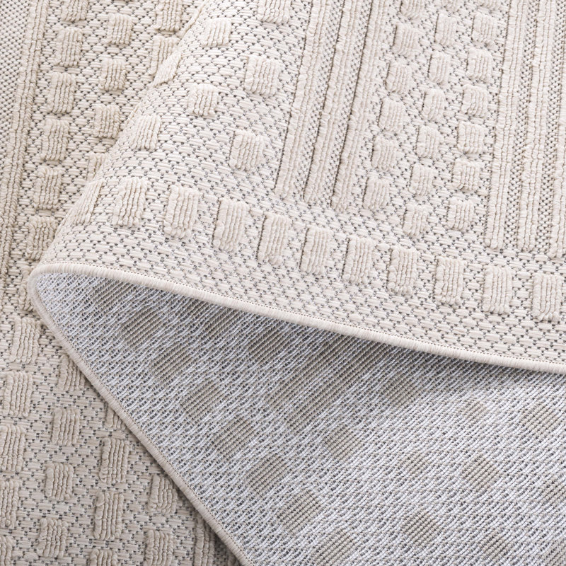 Milos Performance Striped Indoor/Outdoor Area Rug, Rectangle 5'3" x 7'6"