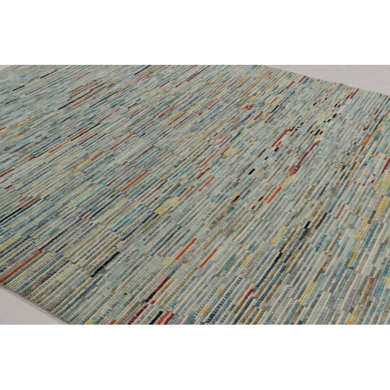 Modern One-of-a-Kind 8'0X10'5 Hand Knotted Area Rug