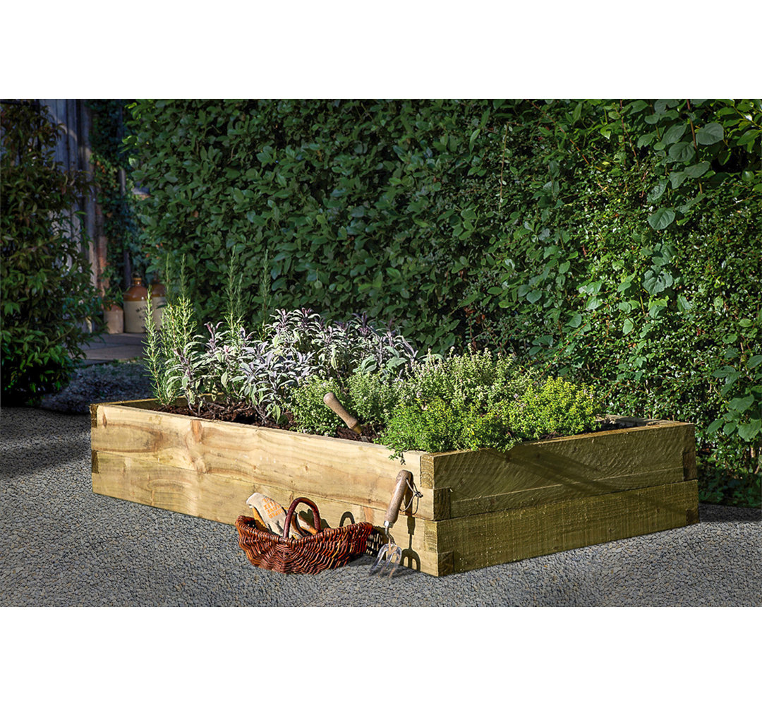 Caledonian Wood Raised Garden Bed