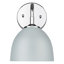 Applique murale 1 lumière Zoey en chrome-106900574