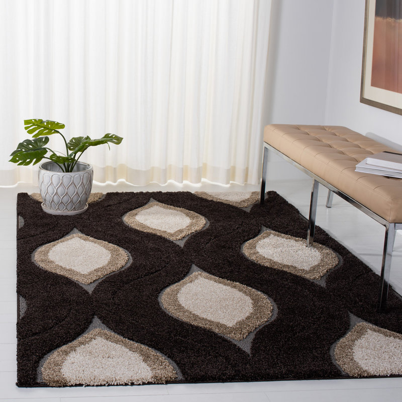 Altura Shag Performance Geometric Rug, Rectangle 6' x 9'