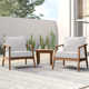 Akiva 2 - Person Patio Conversation Sets with Cushions