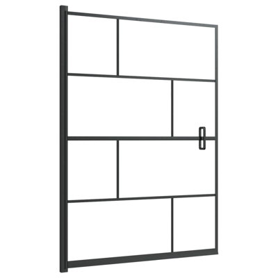 Cabine de douche rectangulaire encadrée 39,4 po x H 55,1 po