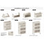 Armoire de rangement en plastique 19,21 po 50,41 po avec roulettes - 5, porte magnétique pliante, blanc crème pour équipement de golf 19,21 po 50,41 po, maison