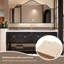 Meuble-lavabo autoportant 59,45 po en bois massif rétro avec miroir intelligent-936504642