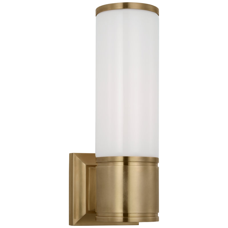 Halford 1 - Light LED Bath Sconce by Chapman & Myers, Antique-Burnished Brass