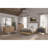 Queen Upholstered And Strap Panel Bed