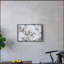 Miroir mural rectangulaire antique avec cadre en métal noir, idéal pour la décoration murale de la chambre à coucher, du salon et du vestibule.