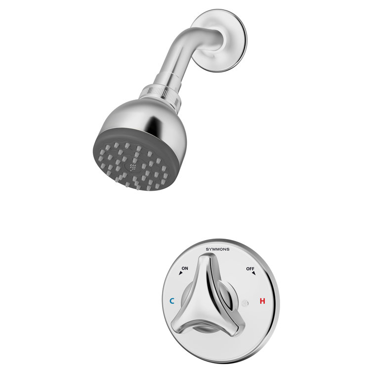 Temptrol 1-Handle II Tub and Shower Trim Kit in Polished Chrome (Valve Not Included)