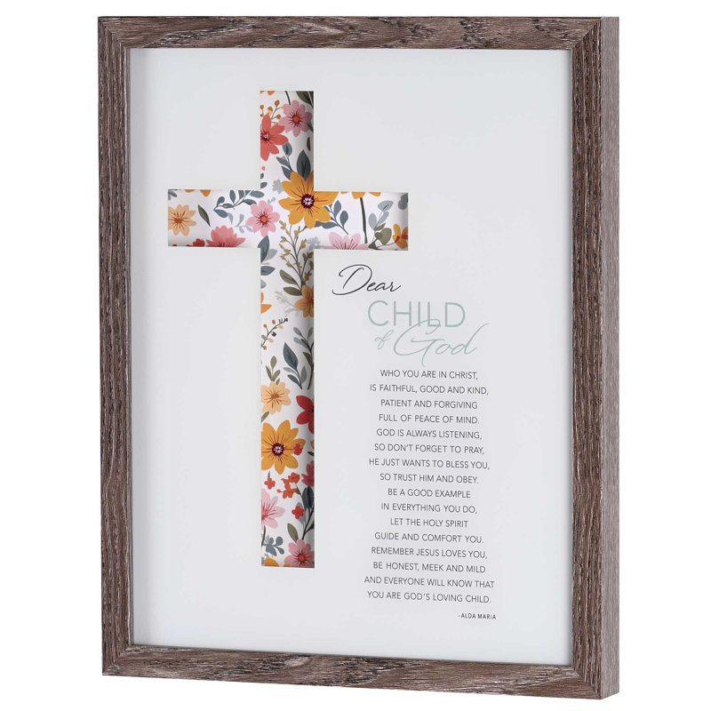 Art mural encadré, "Child of God Girl"