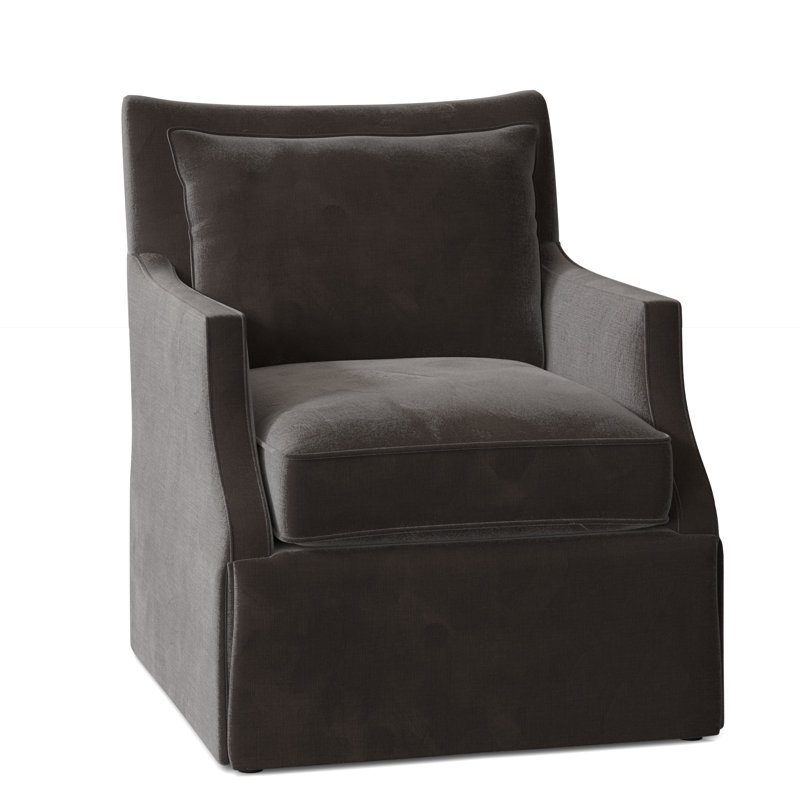 Holly Upholstered Armchair, 9953 Mink, Swivel Glider