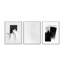 Ensemble de 3 pièces d'art mural Mid-Century-377853951