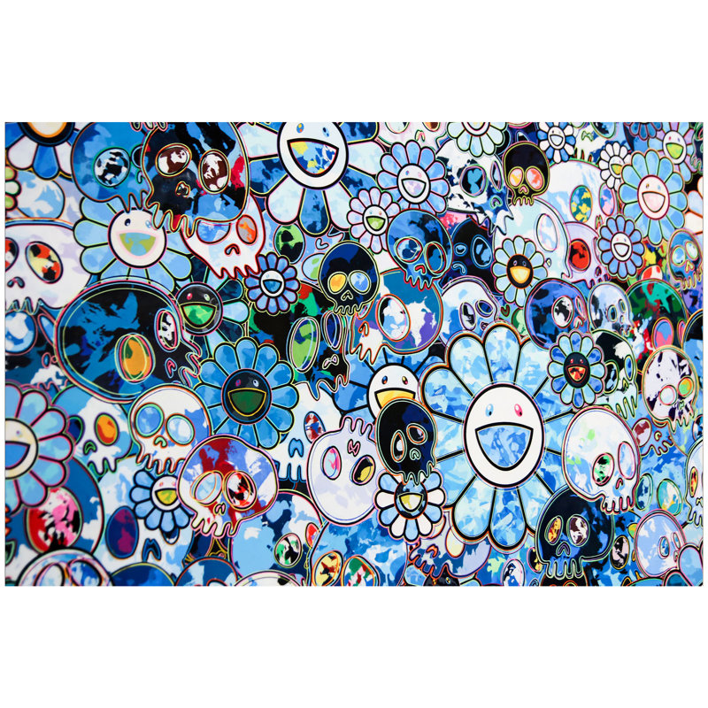 Impression d'art sur toile, Takashi Kawaii, H 20 po x l 30 po x P 0,1 po